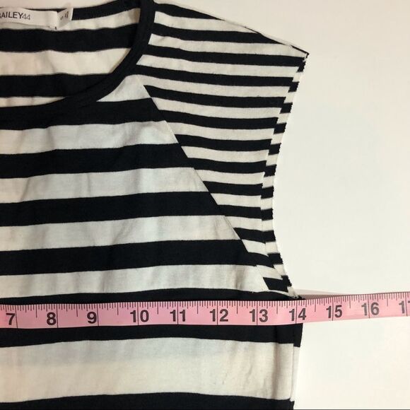 Bailey 44 Black and White Short Sleeve Top - Picture 6 of 7